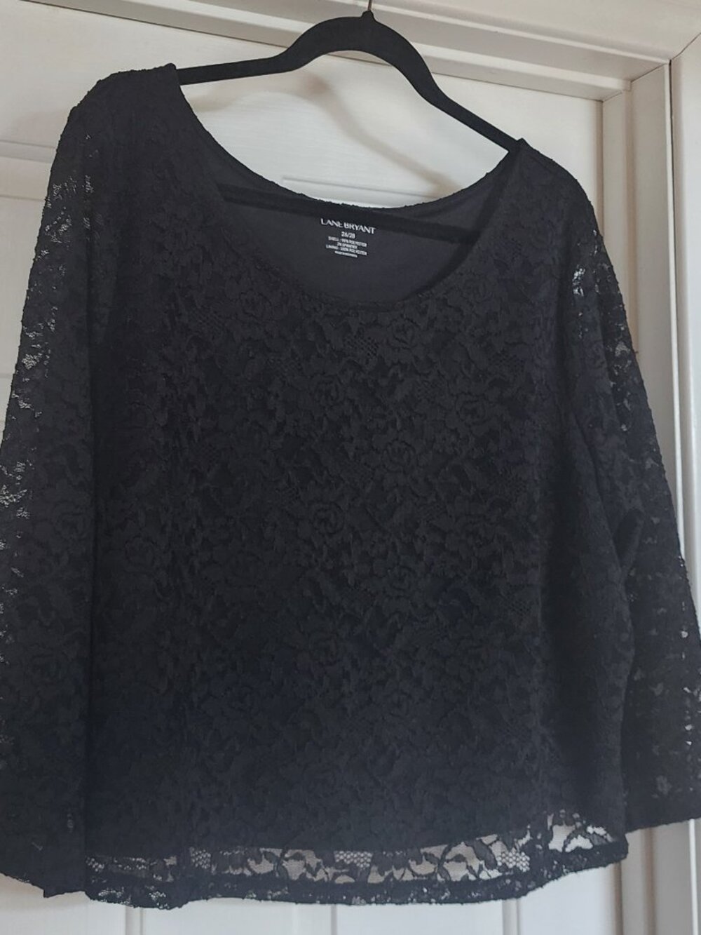 Cropped lace top